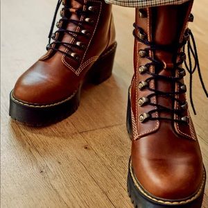 Dr. Martens Leona Platform Ankle Boots